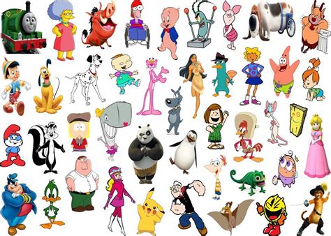 Click the 'P' Cartoon Characters Quiz - By ddd62291