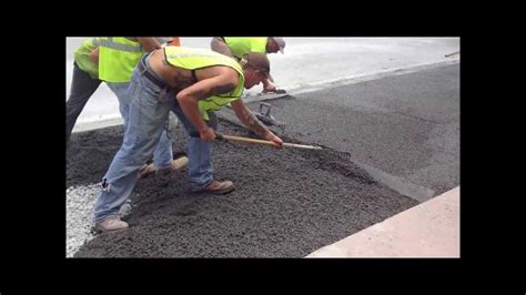 Pervious Concrete installation process @ Lauderdale-By-The-Sea - YouTube