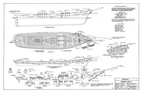 The Brigantine Maggie Belle Plans - Model Ship Builder Model Ship ...