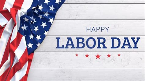 Happy Labor Day US Flag In White Wood Board Background HD Labor Day ...