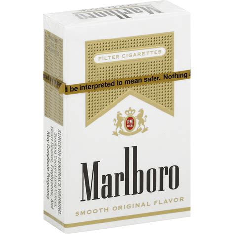 Marlboro Cigarettes, Filter, Gold Pack | Cigarettes | Sautter's Market