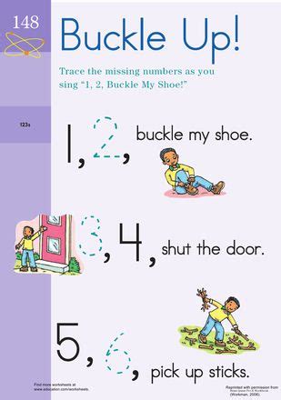 7 best One Two Buckle My Shoe images on Pinterest | Fine motor skills ...