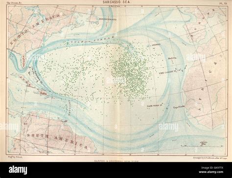 Sargasso sea map hi-res stock photography and images - Alamy