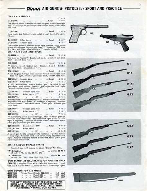 Diana Airguns – Post War Catalogues, Brochures | Diana Resources ...