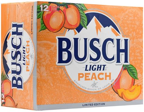 Busche Light Peach 12pk 12oz Can - Legacy Wine and Spirits