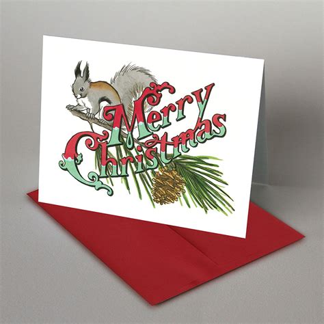 Christmas Squirrel holiday card – Chandler O'Leary