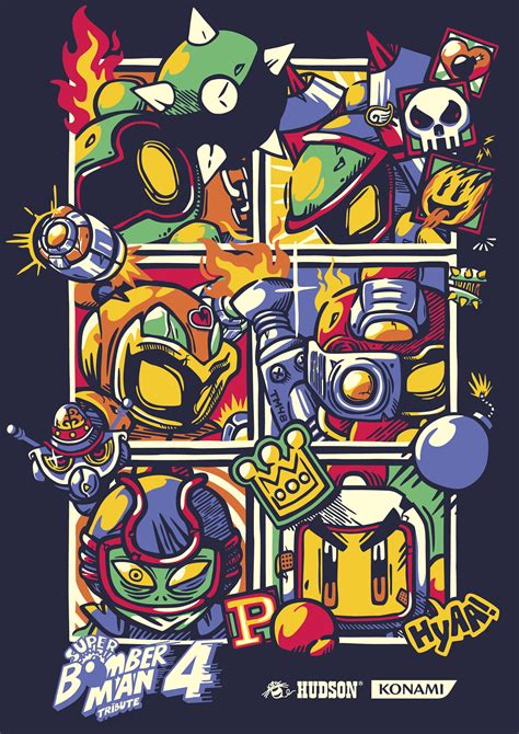 Super Bomberman 4 Tribute on Behance | Bomberman art, Bomberman ...