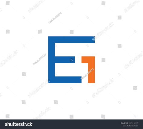 E1 Letter Logo Design Vector Abstract Stock Vector (Royalty Free ...