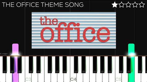 The Office Theme Song | EASY Piano Tutorial - YouTube