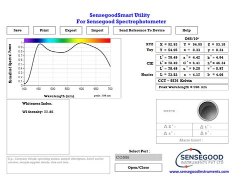 Color Spectrophotometer and Colorimeter Instrument Manufacturer