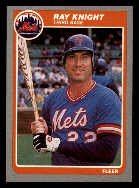 1985 Fleer #86 Ray Knight NM-MT Mets ID:208996 | eBay