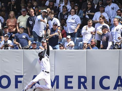 WATCH: Yankees' Cameron Maybin with outstanding HR robbery