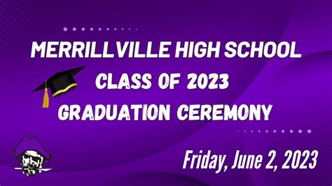 MCSC - Class of 2023 Merrillville High School Graduation Ceremony - YouTube