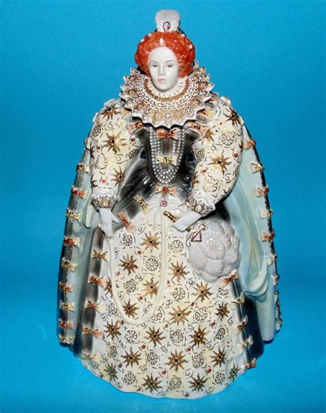 ROYAL WORCESTER Figurine ornament 'Queen Elizabeth I' L/E 1st Quality ...