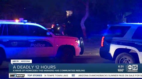 Phoenix PD scrambles to investigate six homicides in less than 10 hours