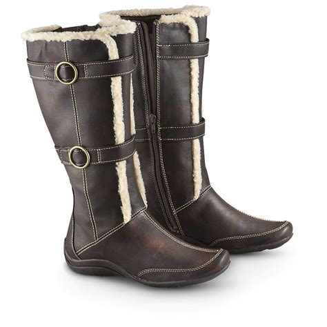 Women's Hush Puppies® Barbaresco Boots, Dark Brown - 209963, Casual ...