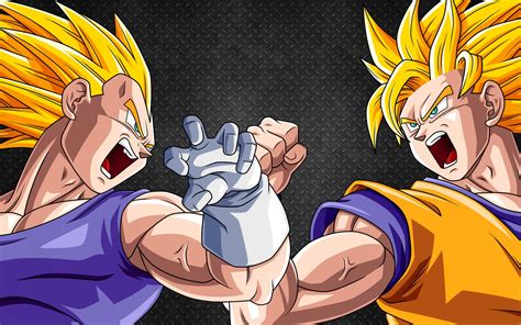 Goku and Vegeta Wallpaper - WallpaperSafari