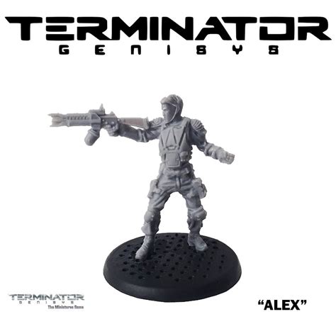 Terminator Genisys "Alex" T-5000 28mm Miniatures River Horse ...