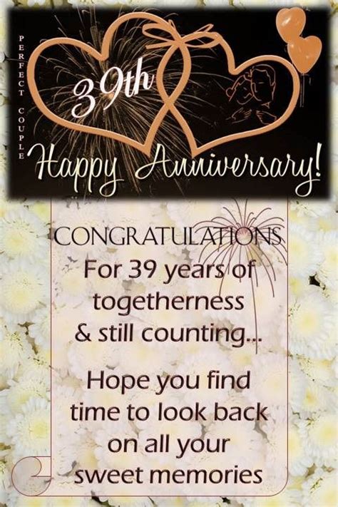 Happy 39th Anniversary Quotes - ShortQuotes.cc