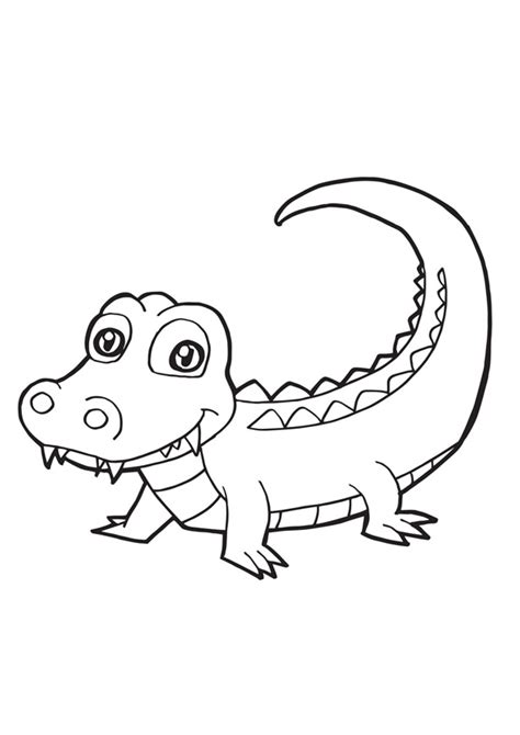 Alligator Printable Coloring Pages