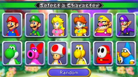 Mario Party 9 - All Characters - YouTube