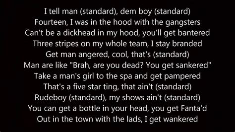 Stormzy Standard (Lyrics) - YouTube