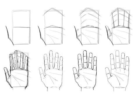 9 easy tutorials how to draw hands - How To Draw Tutorials