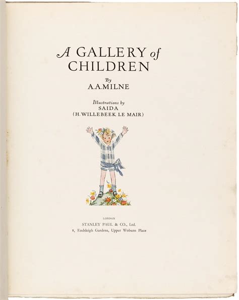 A.A. Milne: Research and Buy First Editions, Limited Editions, Signed ...