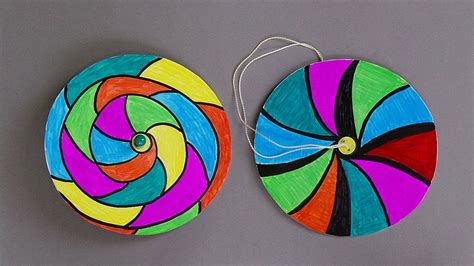 HOW TO MAKE PAPER SPINNERS / EASY PAPER CRAFTS FOR KIDS - YouTube