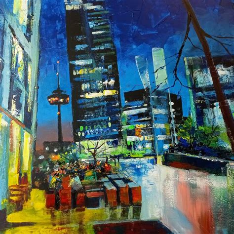 Cityscape Acrylic Painting | ubicaciondepersonas.cdmx.gob.mx