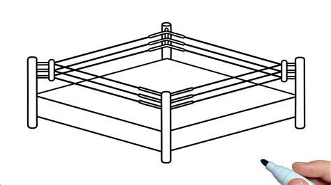 Boxing Ring Drawings