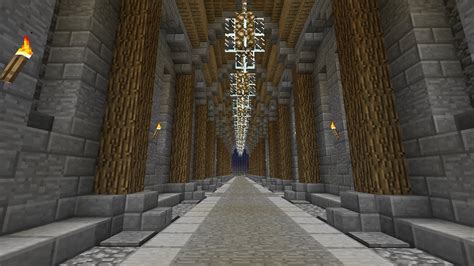 Minecraft Decorative Hallway Tutorial - YouTube