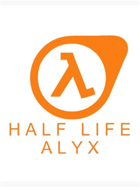 "Half Life Alyx Logo" Art Print by Sp00kster | Redbubble