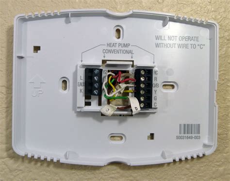 Honeywell Non Programmable Thermostat Wiring