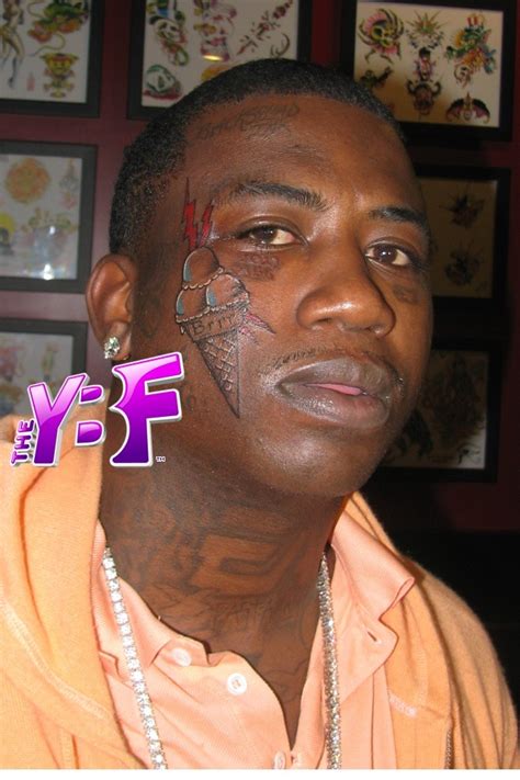 Gucci Mane Gets Ice Cream Tattoo...On His Face - That Grape Juice