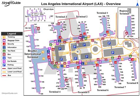 LAX Terminal Map | Los Angeles International Airport