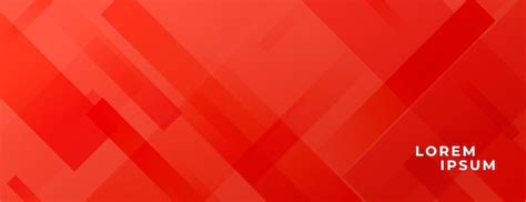 Free Vector | Abstract red banner with diagonal lines