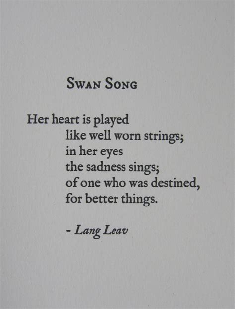 Quotes about Swans (91 quotes)