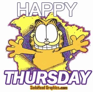 Happy Thursday Garfield GIF - HappyThursday Garfield - Discover & Share ...