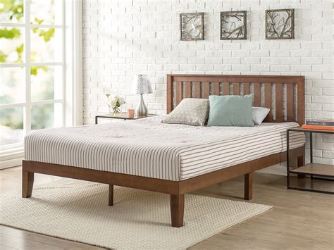 Zinus Vivek 37” Wood Platform Bed Frame with Headboard, King - Walmart ...