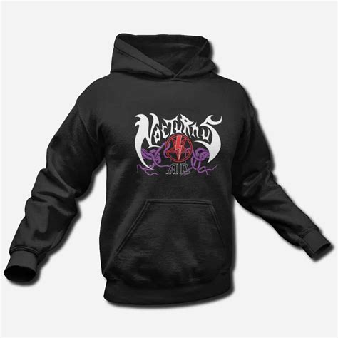 Nocturnus AD Band Hoodie, Nocturnus After Death Logo Hooded Sweatshirt ...