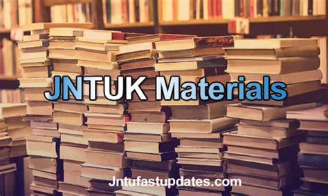 JNTUK B.Tech 2-2 Sem R20 ECE Materials Subject Wise PDF