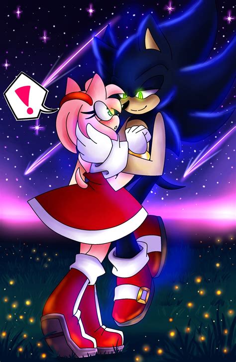 Dark Sonic x Amy Rose I’ve wanted to draw this one for a while now but ...