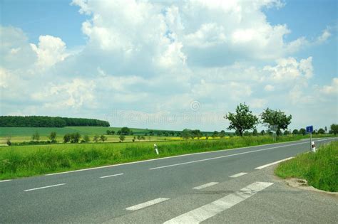 Crossroad stock image. Image of highway, country, green - 19606855