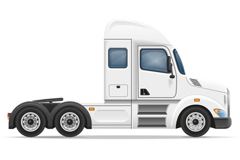 semi truck trailer vector illustration 494148 Vector Art at Vecteezy