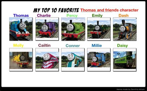 My Favorite Thomas and friends characters by Makerboy10 on DeviantArt