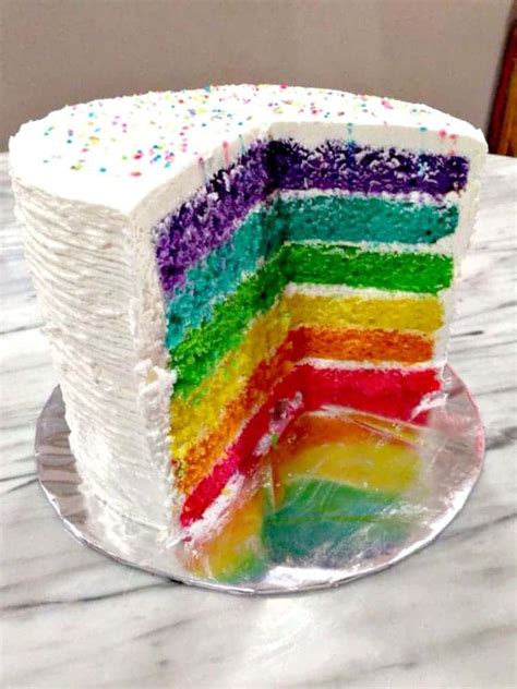 Rainbow Birthday Cake – Lovefoodies