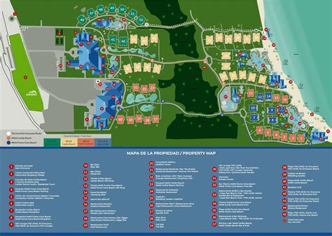 Resort Map | Melia Caribe and Melia Punta Cana Beach resort | Punta ...