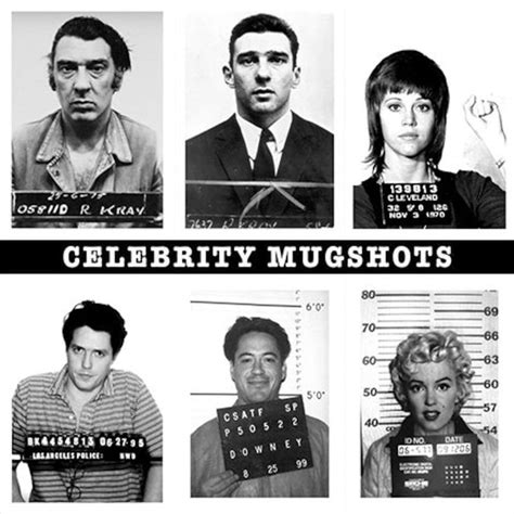 Celebrity Mugshot Prints: Famous Felon Photos - Etsy | Mug shots ...