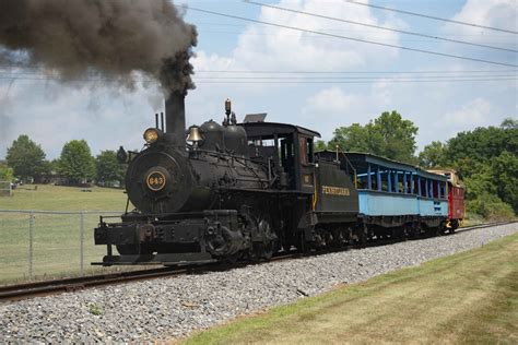 PRR steam engine operating at Williams Grove - Trains